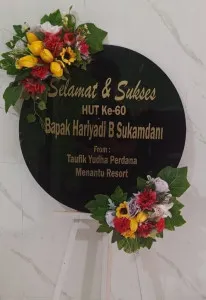 Papan Akrilik Ucapan Ulang Tahun Teluk Bintuni